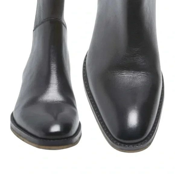 Free People Women's Luna Ankle Boots Black Leather Size EU 37.5 / US 7.5 M NIB - Picture 5 of 15